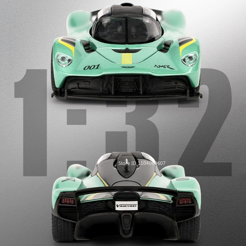 نماذج لعبة سيارات فالكيري واحدة مقاس 1:32، صوت خفيف قابل للسحب، سيارات خارقة مصغرة، مركبات داخلية رائعة، ألعاب تفاعلية للأولاد