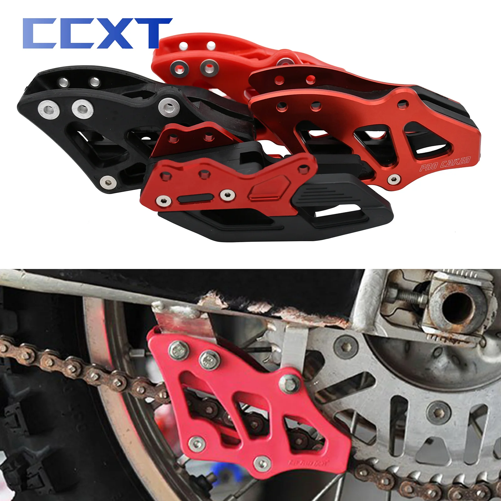 Motorcycle CNC Chain Guide Guard For Honda CRF250R CRF450R CRF250RX CRF450RX CRF250X CRF450X CRF450L CRF 250R 450R 250X 450X