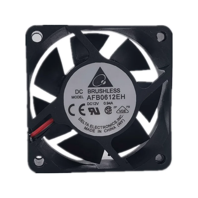 New delta AFB0612EH 12V 0.48A 6025 6cm PWM temperature control speed regulating power fan