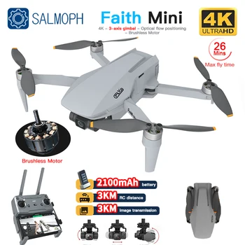 C-FLY Faith Mini/Mini 2 Drone 4K Professional With HD Camera Wifi 3-Axis Gimbal Foldable Brushless Motor GPS Dron RC Quadcopter