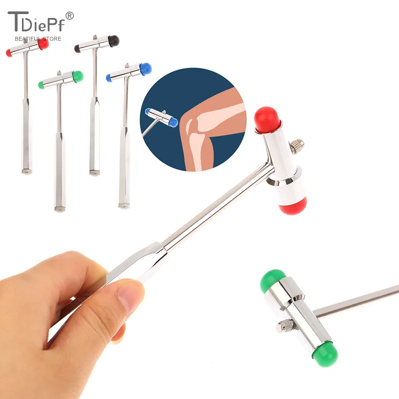 

1 шт. двуглавый нейрологический массажер-молоток, многофункциональный перкуссионный диагностический рефлекторный молоток, рефлекторный молоток
