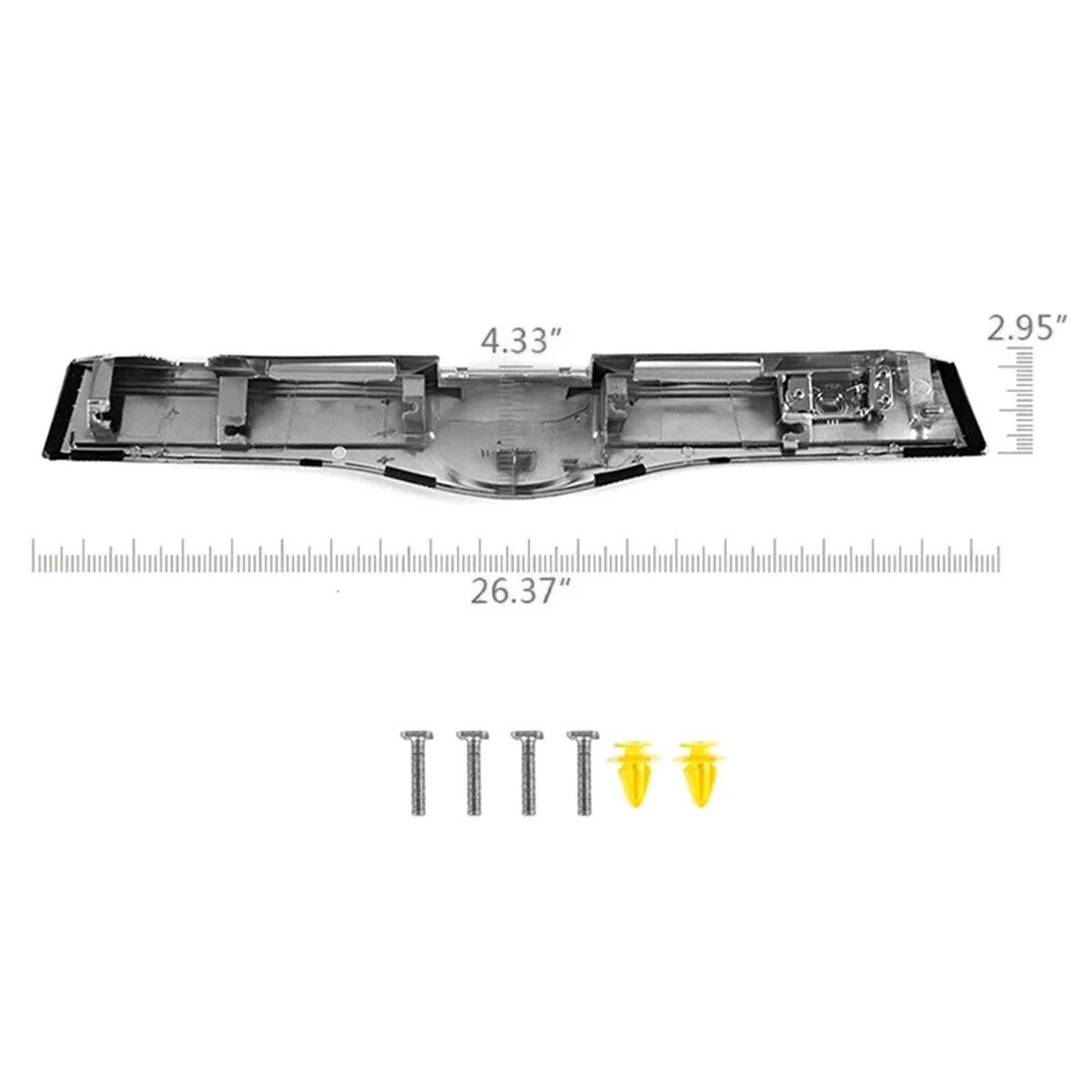 Chrome Rear Exterior Door Latch Tailgate Handle Liftgate Trunk for Toyota Prius 2004-2009