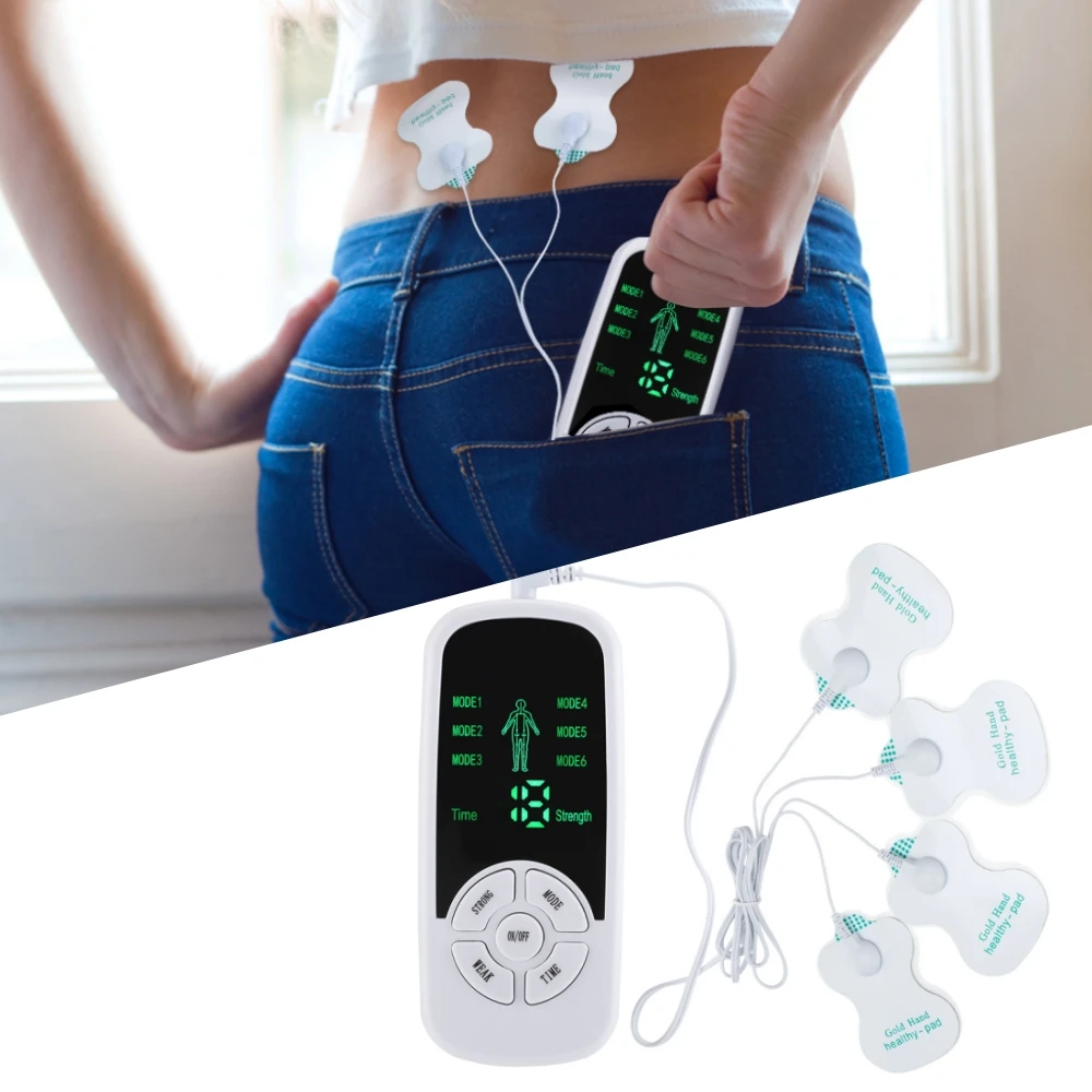 Home Use Tens Unit Massager for Body Back and Shoulder Electric Muscle Stimulation EMS Accupuncture Meridian Cervical Massage