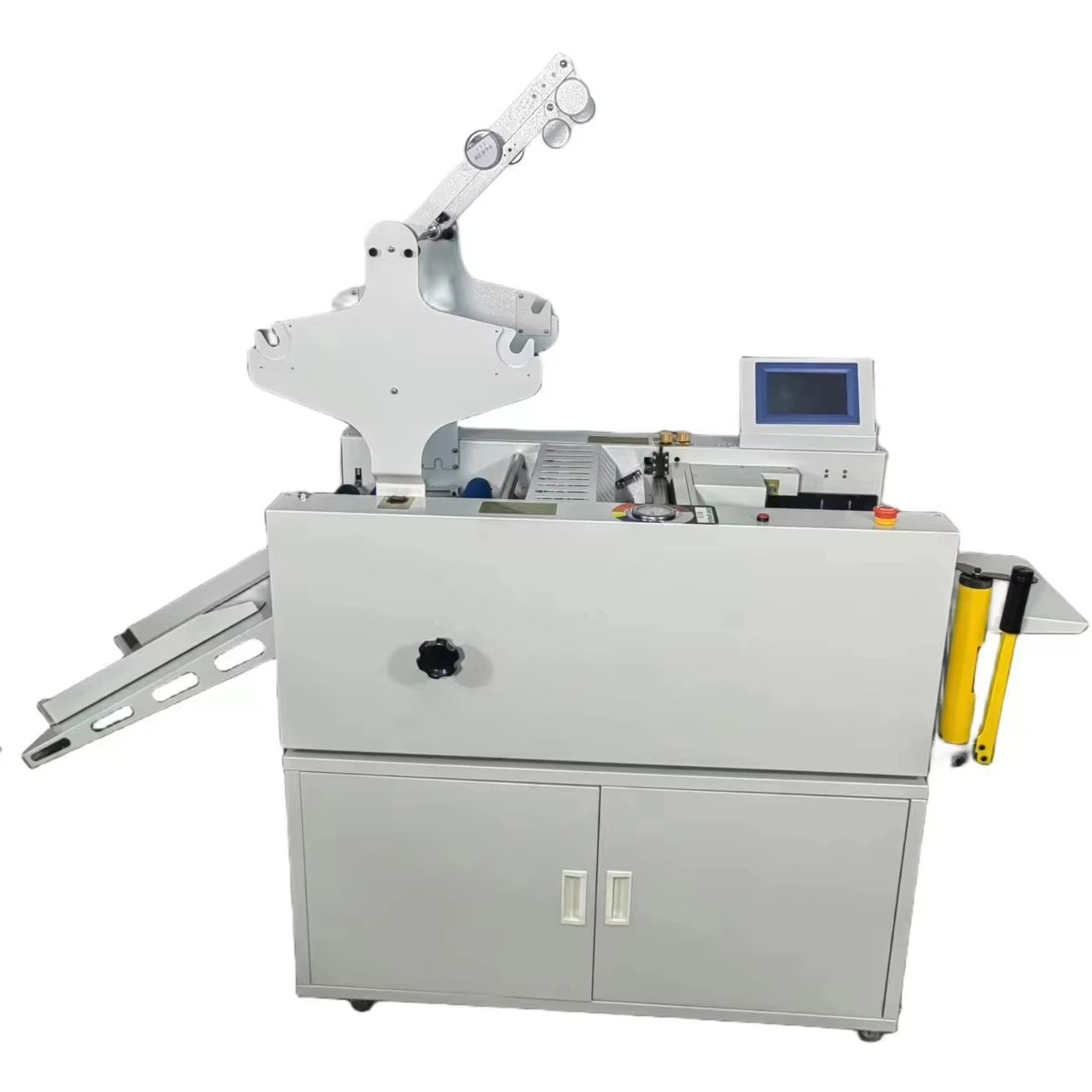 VS450S Automatic Hydraulic Laminating SRA3 330mm Auto Air Suction Feeding Auto Cutting Function Most Suitable Print Shops