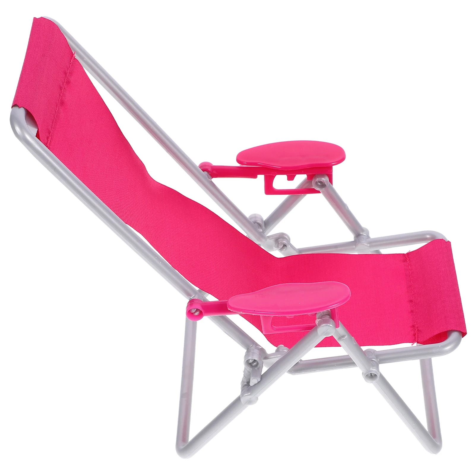 

Mini Folding Deck Chair Light Wooden Portable for Dollhouse Home Decoration Accessories Garden Ornament Sill Bookshelf Display