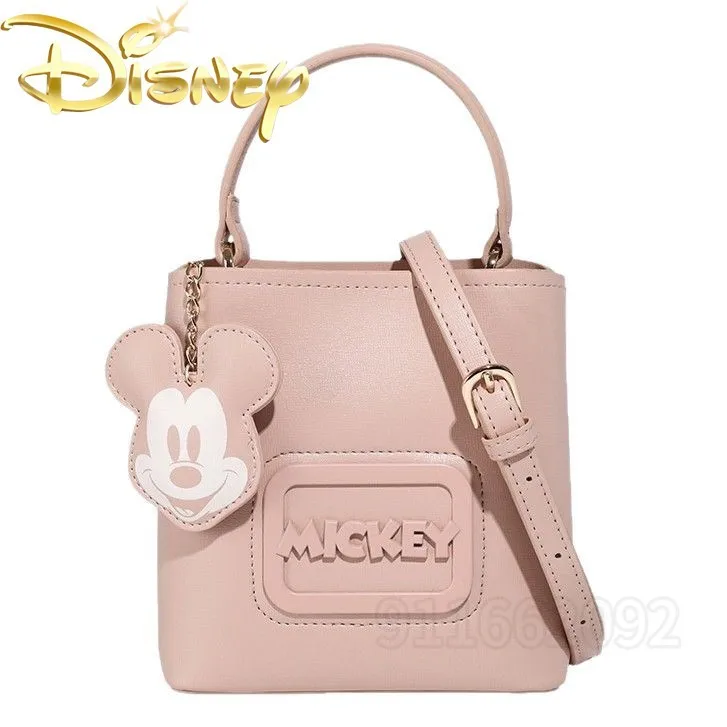 Disney Mickey New Women's Handbag Luxury Brand Original Mini Women's Shoulder Messenger Bag Cartoon Fashion Women's Bag
