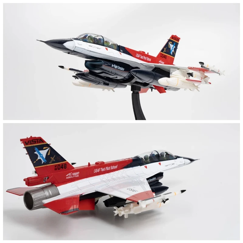

Toy Planes 1: 72 Us F-16d Ai Artificial Intelligence Fighter X-62a Vista Aircraft Model Simulation Collectibles Toy Aircraft