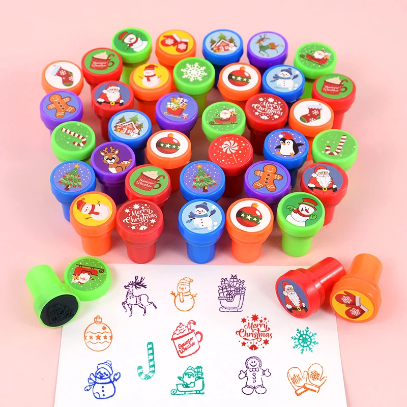 Yolistar 26 Tampons Auto-Encreurs Animaux – Multicolore, Coffret Enfants 3,7 Cm