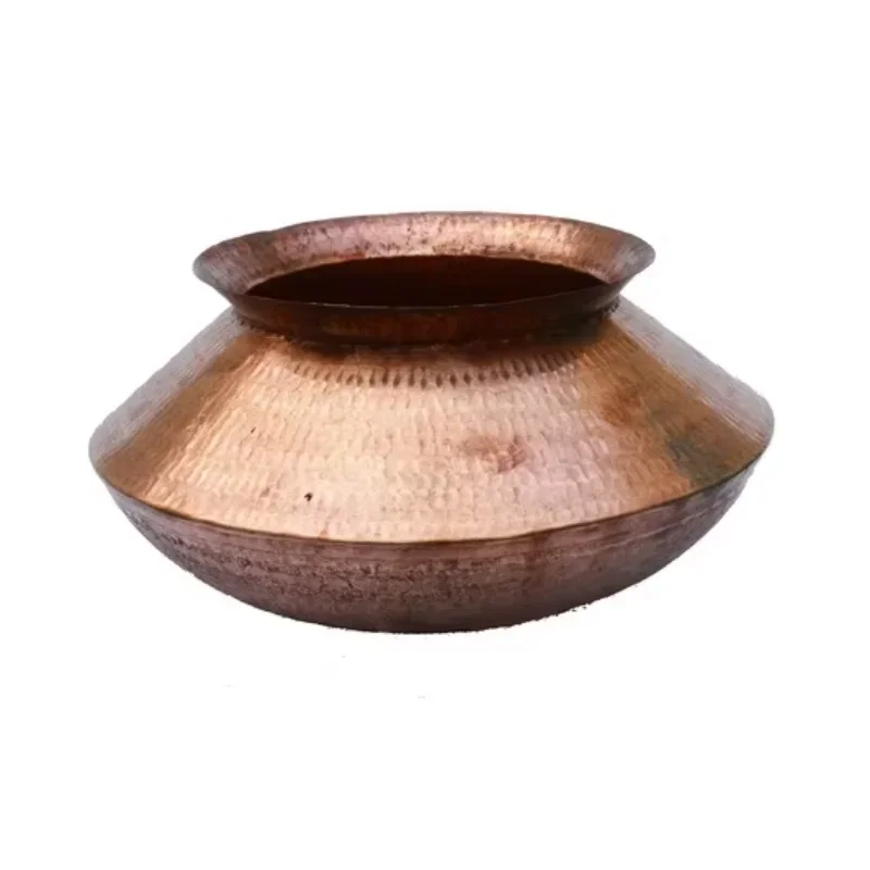 Home Hotel Kitchenware Food Cooking Dishes Handi Pot Shiny Finishing Good Quality Food Server Solid Brass Handi Pot