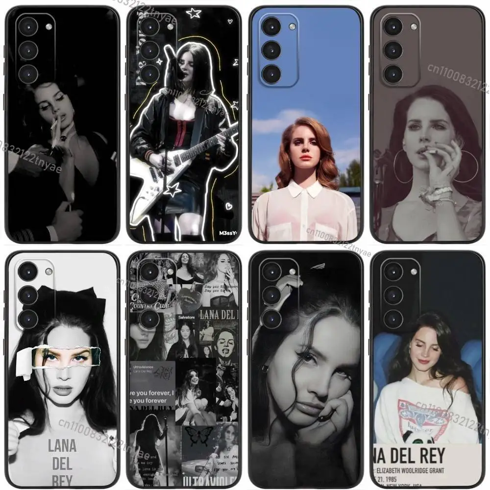 

Singer Lanas-w-Del-R-Rey Phone Case For Samsung Galaxy A20,21s,22,31,32,52,53,72,73,80,91 Soft Liquid Silicone Black Cover