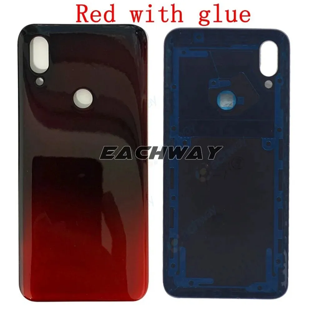 For Xiaomi Redmi Note 7 Battery Cover Back Glass Panel Rear Door Housing Case For Xiaomi Redmi Note 7 For Redmi 7 Battery Cover