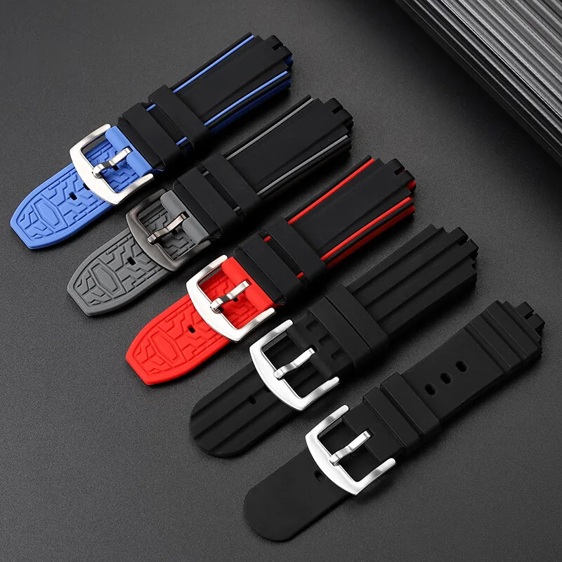 GBD200 silicone watch strap For Casio Cat Man series GBD-200/UU/GBD-200SM Black Warrior waterproof rubber watchband with tools