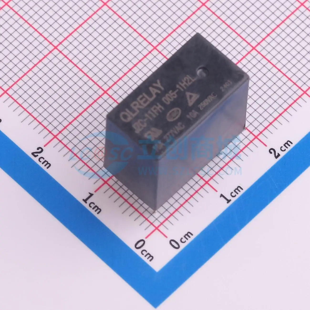 24pcs JZC-11FH 005-1H2L 5V 18.4x10.2mm SPST NO Power Relay PCB Electronic Switch