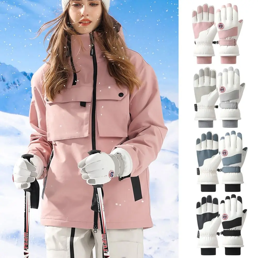 High-quality Winter Warm Snow Gloves Non-slip Touch Screen Riding Gloves Waterproof Ski Gloves Hiking