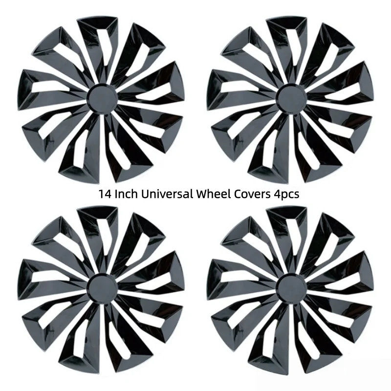 14 Inch Universal Car Wheel Hub Cap Full Rim Cover Protector Matte Red Silver White Rim Protector Car Exterior Styling Parts