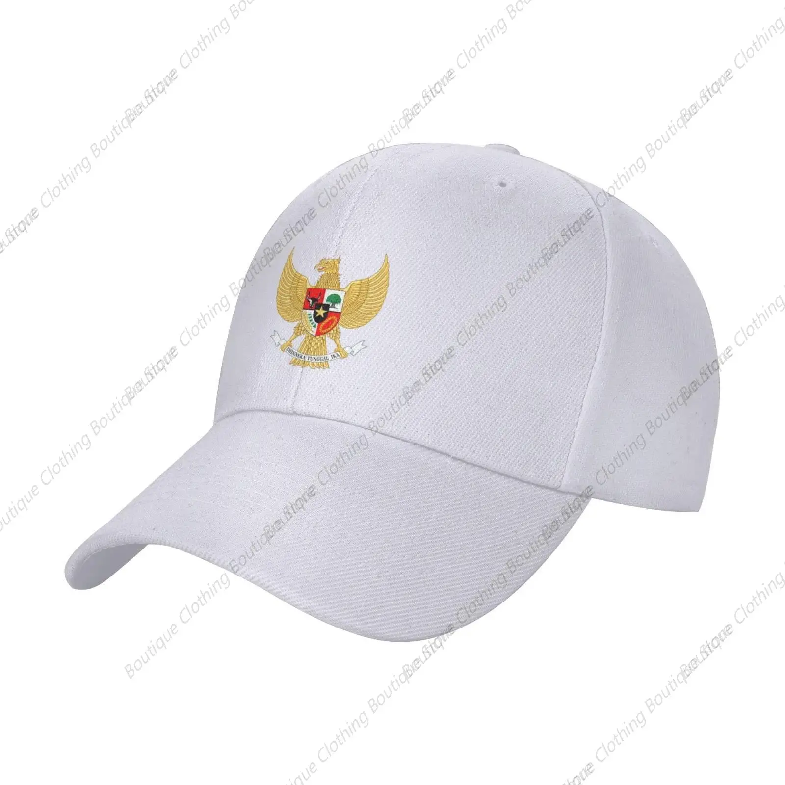 

National Emblem of Indonesia Baseball Cap Women Men Hat Truck Driver Baseball Caps Adjustable Dad Hats White