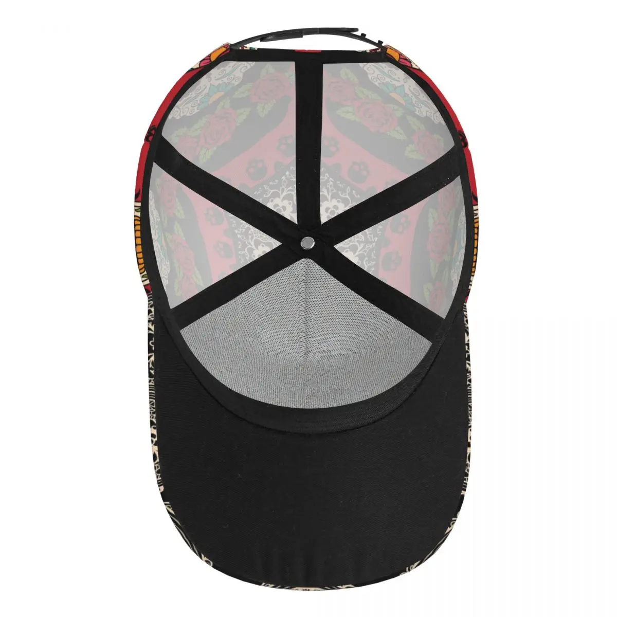 Frame With Mexican Skull Girl Outdoor Sport Caps Baseball Hat Men Women Visor Cap Baseball Cap Street Hip Hop Caps