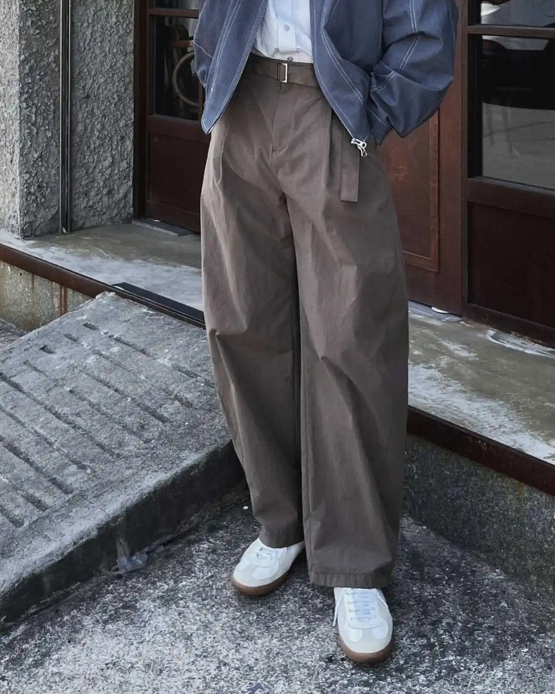 

High Quali Arc Straight Leg Casual Pants Versatile Basic Sle Summer Youthful Vitali Loose Fit Long Pants Korean Sle