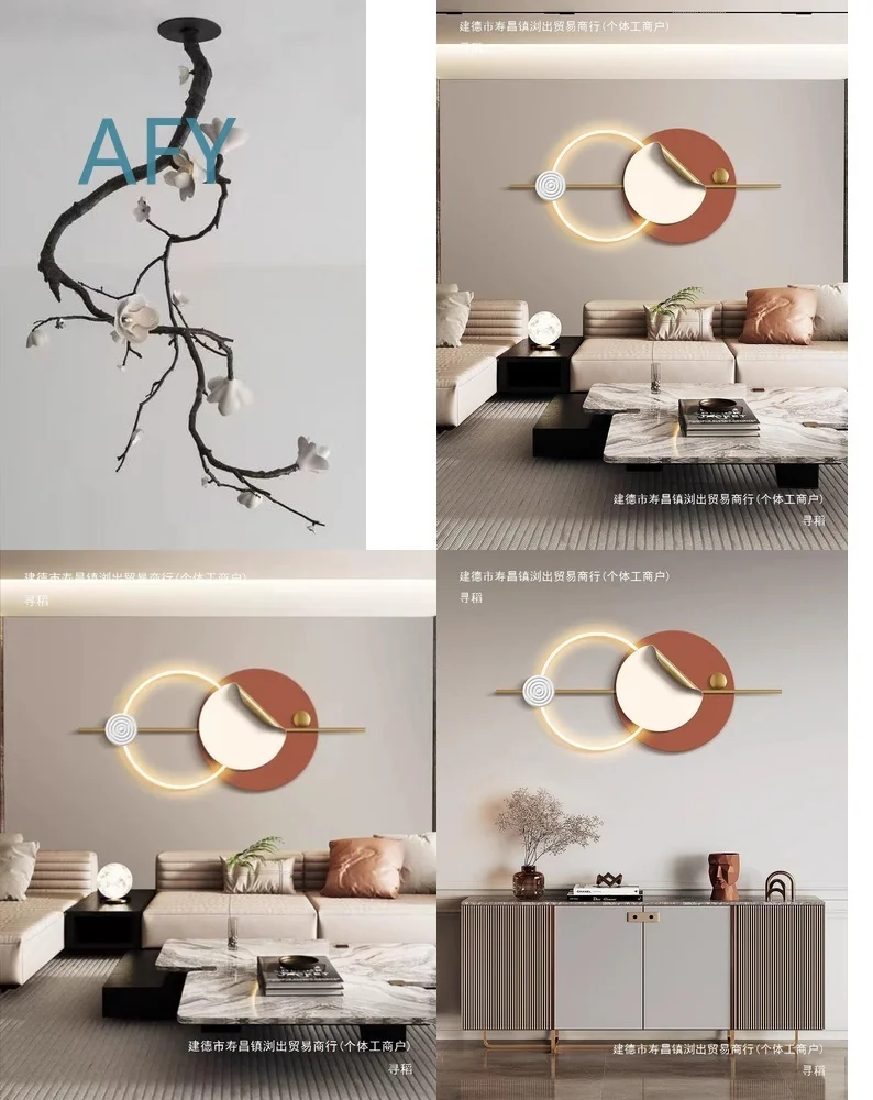 Italian Style Wall Decor for Living Room Sofa Backdrop Bedroom Iron Wall Art Hanging Ornament Home Interior Decoration
