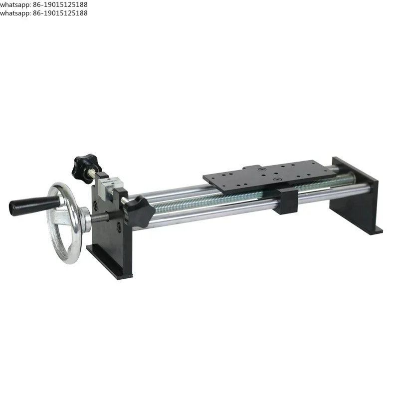 500N/50KG Hand-Cranked Horizontal Force Gauge Test Stand Push-Pull Force Meter  Spiral Rack