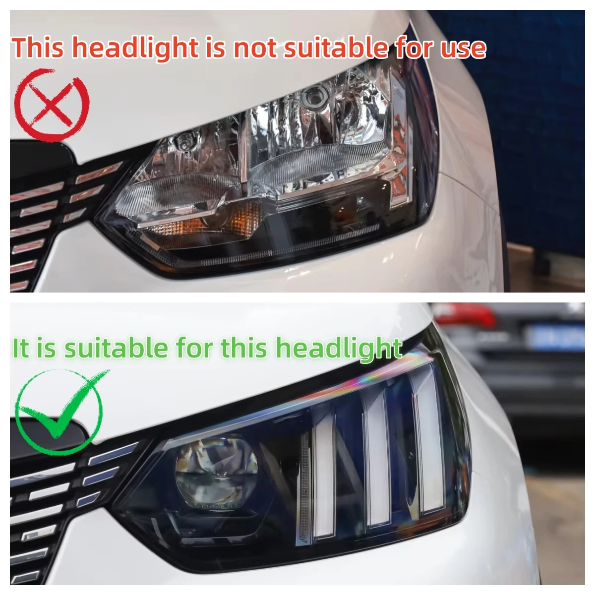 Pop For Peugeot 2008 2022 2023 2024 Accessories Headlight Rubber Cover Replace The Original Lens