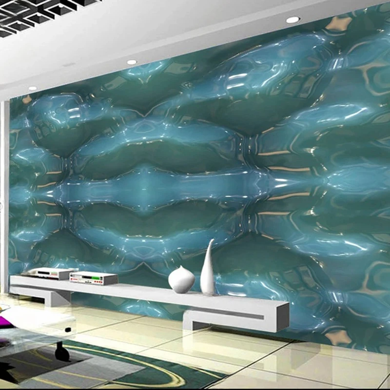 MU8172  3D Mural Wallpaper Abstract Space Diamond Art Wall Poster For Living Room Bedroom TV Background Home Decor Wall Painting