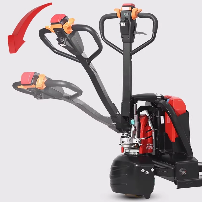 Electric Forklifts 20Ah 30Ah Electric Pallet Trucks Hydraulic Tuggers Lithium Ion Lift Trucks Removable Battery