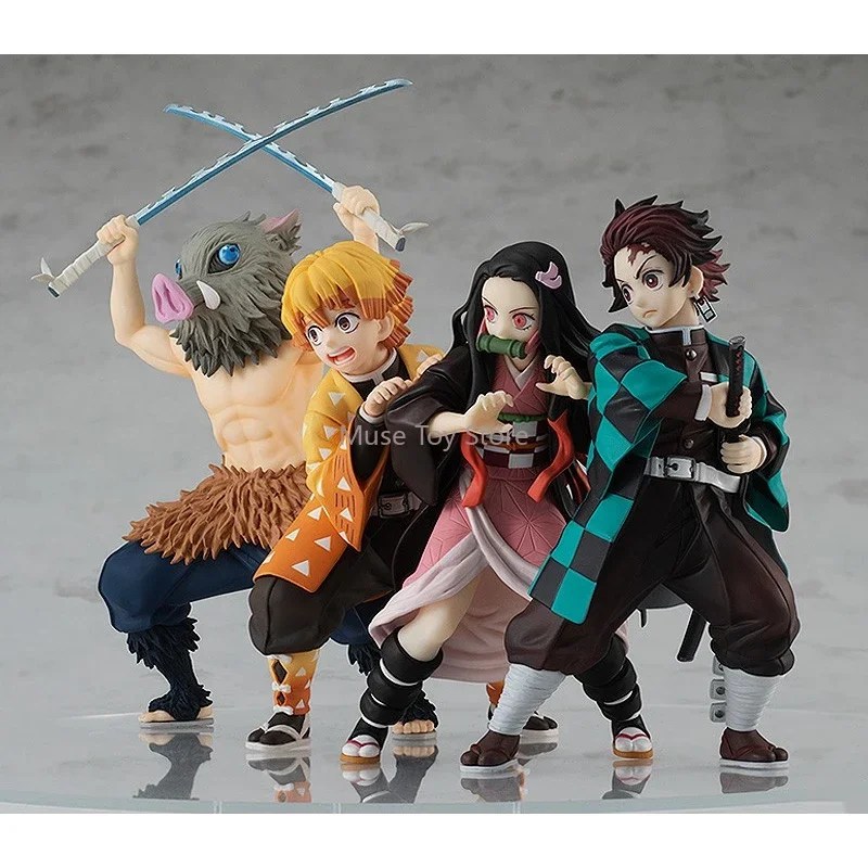 Good Smile Genuine POP UP PARADE Demon Slayer Kamado Tanjirou Tomioka Giyuu Kanroji Mitsuri Anime Action Figures Toys Kids Gift