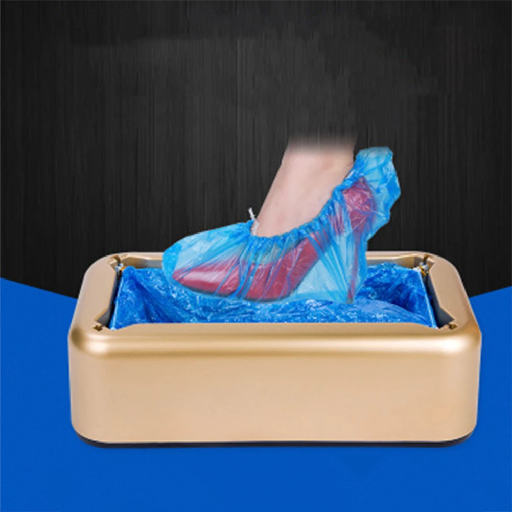100Pcs Plastic Disposable Shoe Covers Breathable Dustproof Nonslip Suitable Shoe Cover Machine Home Office Factory