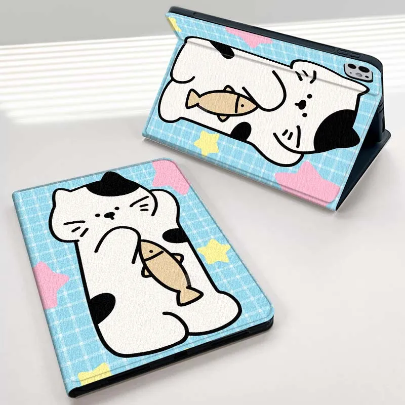 

Simple Animal Cartoon Pattern For iPad mini Air 1 2 3 4 5 6 7 6th 7th 9 11 13 M3 M2 gen 7.9 8.3 10.9 Inch 2025 Tablet Case