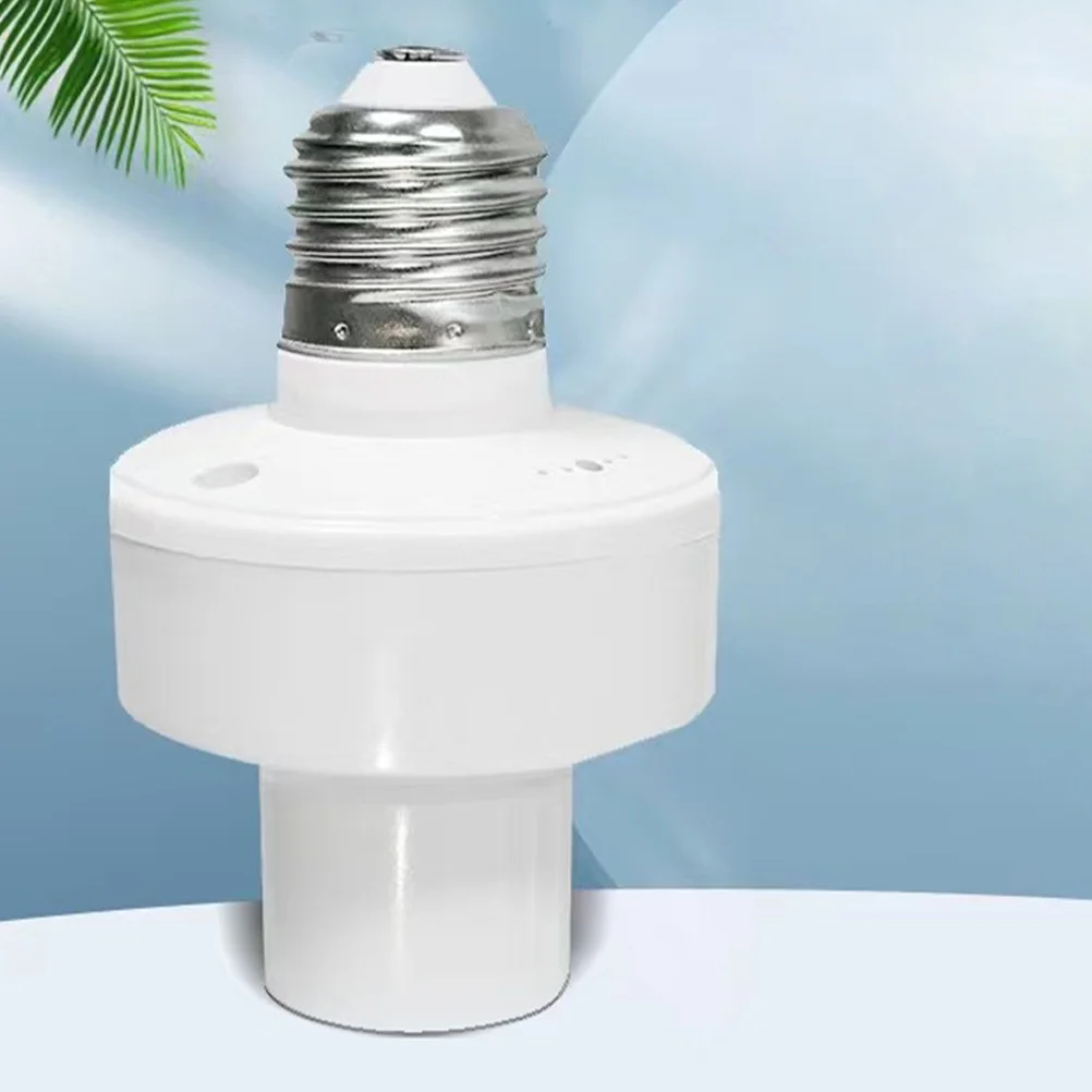

Voice Intelligent Lamp Holder E27 Socket Control Light Socket Talking Lamp Adapter for Garage Workshop Basement