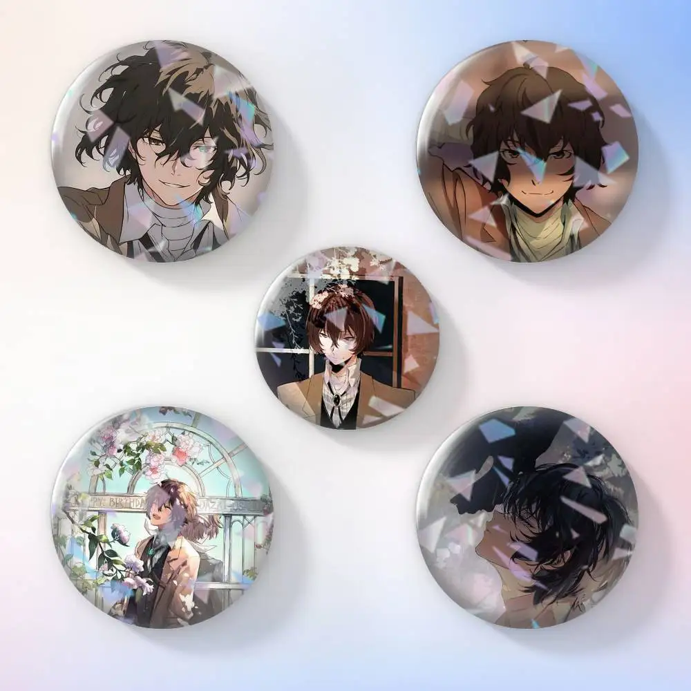 

Anime B-Bungo Stray Dogs Dazai Osamu Brooch Metal Decorative Brooch Pins for Backpack Clothes Jacket Accessories,Souvenir.