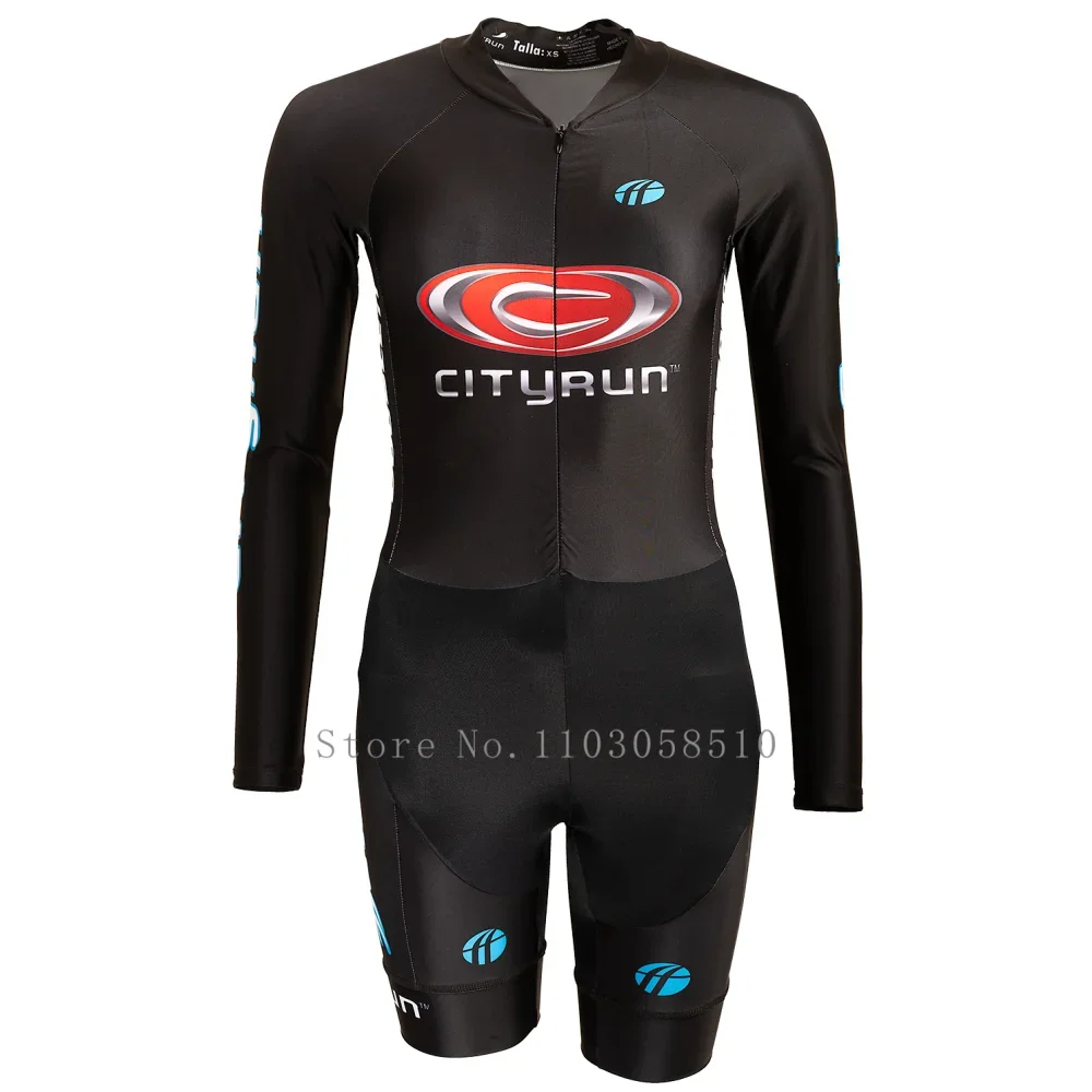 Cityrun  Inline Speed Skating Racing Suit Tights Team Speed Skating Triathlon Suit Ropa Ciclismo Tri Suit 인라인 스피드 스케이트 Ciclismo