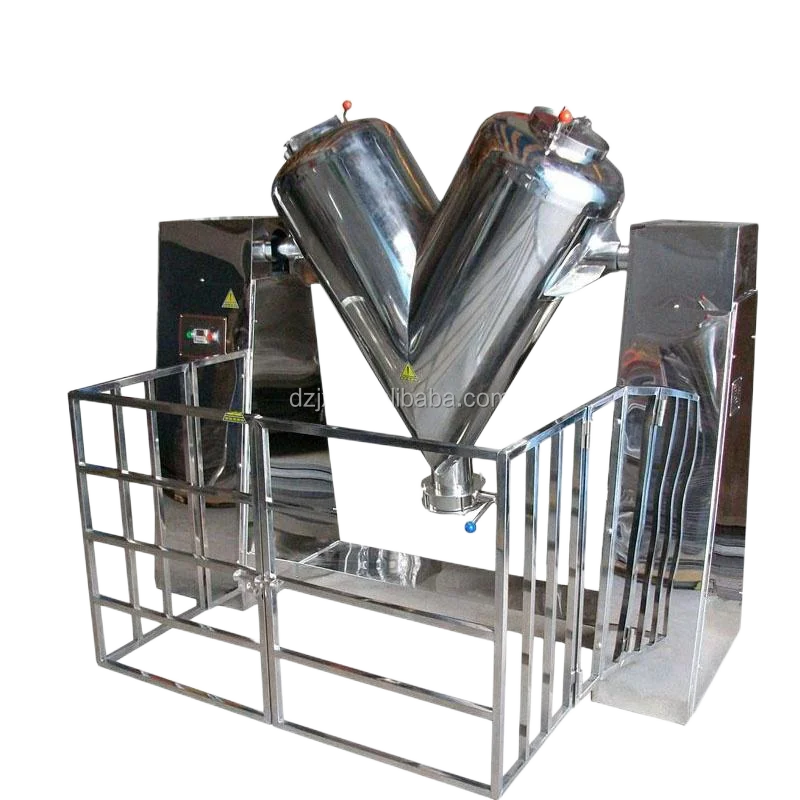 DZJX Powder 5 l 8 Liters 500l Desktop Chemical v Screw Conical Type Mixer V-cone Mixing Machine for Aluminum Granules