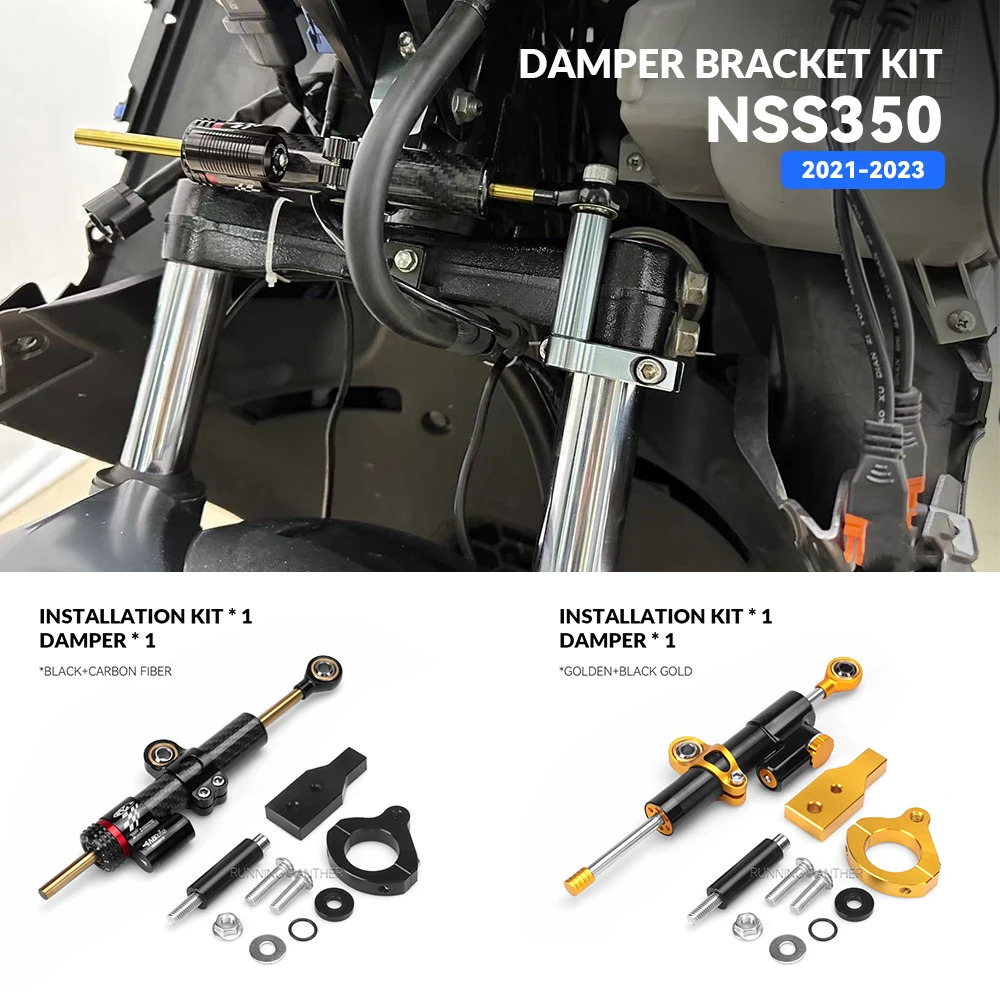 Motorfiets Directionele Schokdemper Stabilisator Stuurdemper Steun Steun Set Honda Nss350 Nss 350 2021-2023