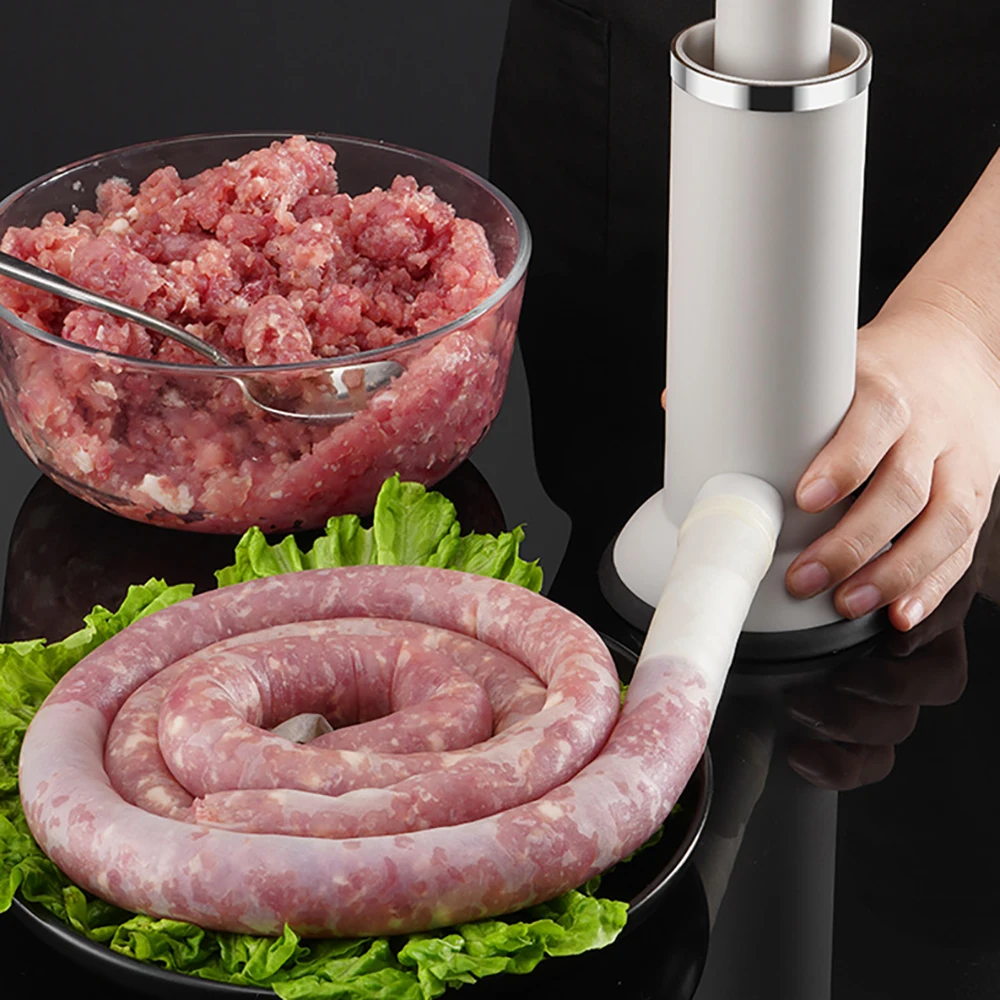 Household Sausage Enema Meat Manual Self Made Casing Sausage Meatball Shrimp Slip Making Artifact Kitchen Tool Accessories