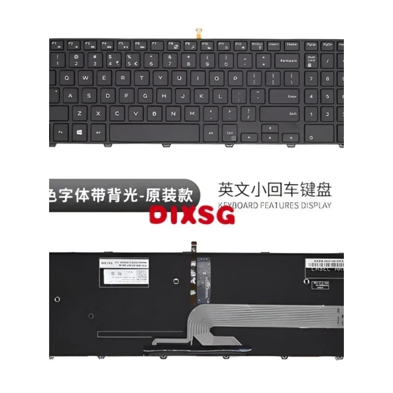 US/UK/SP keyboard For Dell Inspiron 15 3000 5000 3541 3542 3543 5542 3550 5545 5547 3551 3552 3559 3565 3567 3551 3558 5566 5748