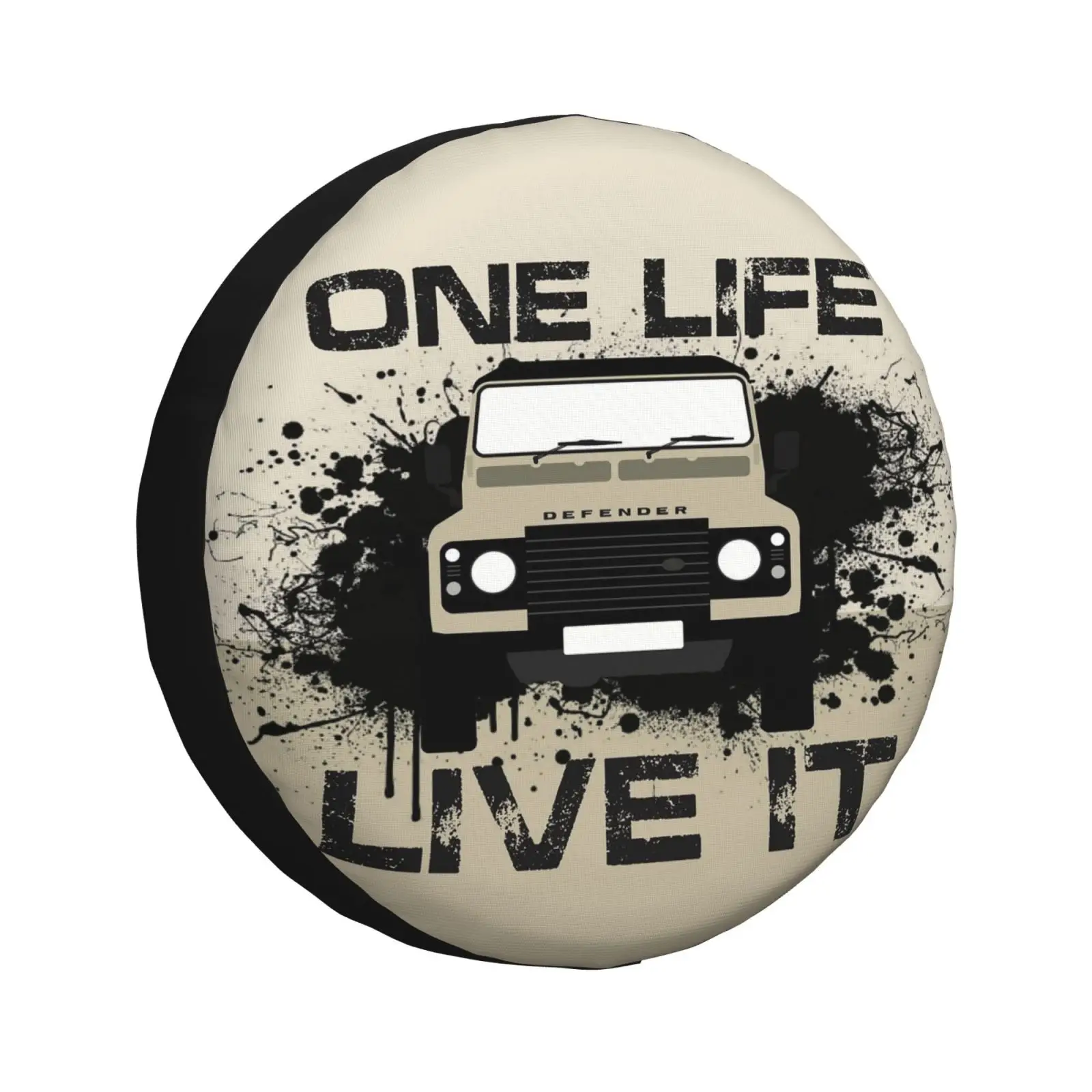 

Чехол для запасного колеса One Life Live It для Mitsubishi Pajero Jeep RV SUV 4WD 4x4, автомобильные аксессуары 14 "15" 16 "17
