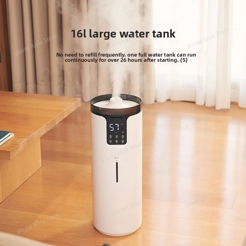 Large Floor-standing Air Humidifier for Home Use, Quiet, Suitable for Bedrooms, with Air Conditioning Spray Function
