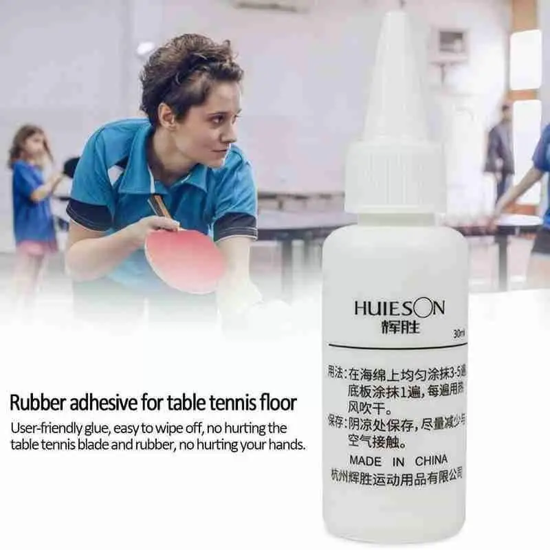 30ml Table Tennis Glue Inorganic Kit Non-toxic For Gumming Rubber Glue Racket Tennis Racket DIY Table Glue Tennis Table A5H Q8A0