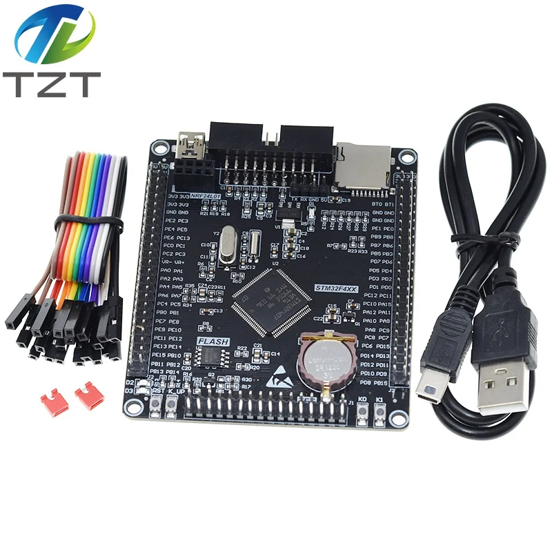 Imagem -05 - Placa de Desenvolvimento Stm32f407vet6 Cortex-m4 Stm32 Aprendizado Mínimo do Sistema Placa do Núcleo do Braço Módulo Stm