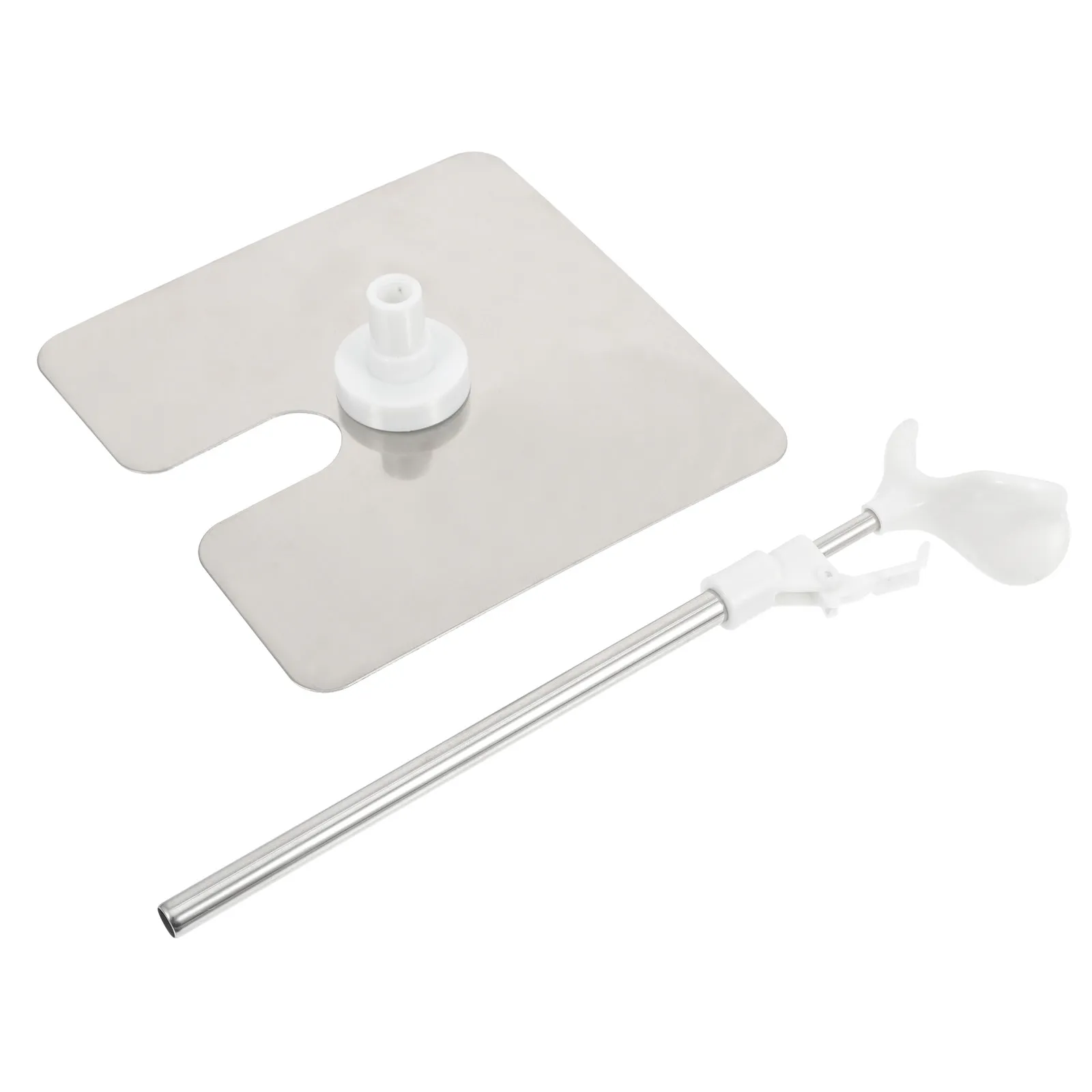 

Регулируемая подставка-держатель из нержавеющей стали и пластика для демонстрационных стеллажей, для поддержания фигурок в вертикальном положении