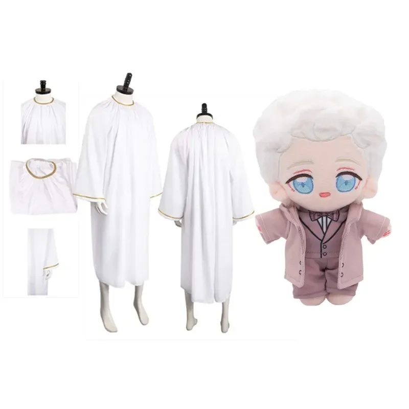 TV Good Omens Crowly Angel Aziraphale Roleplau Cosplay Costume Men Women Robe Outfits Halloween Carnival Partty Suit