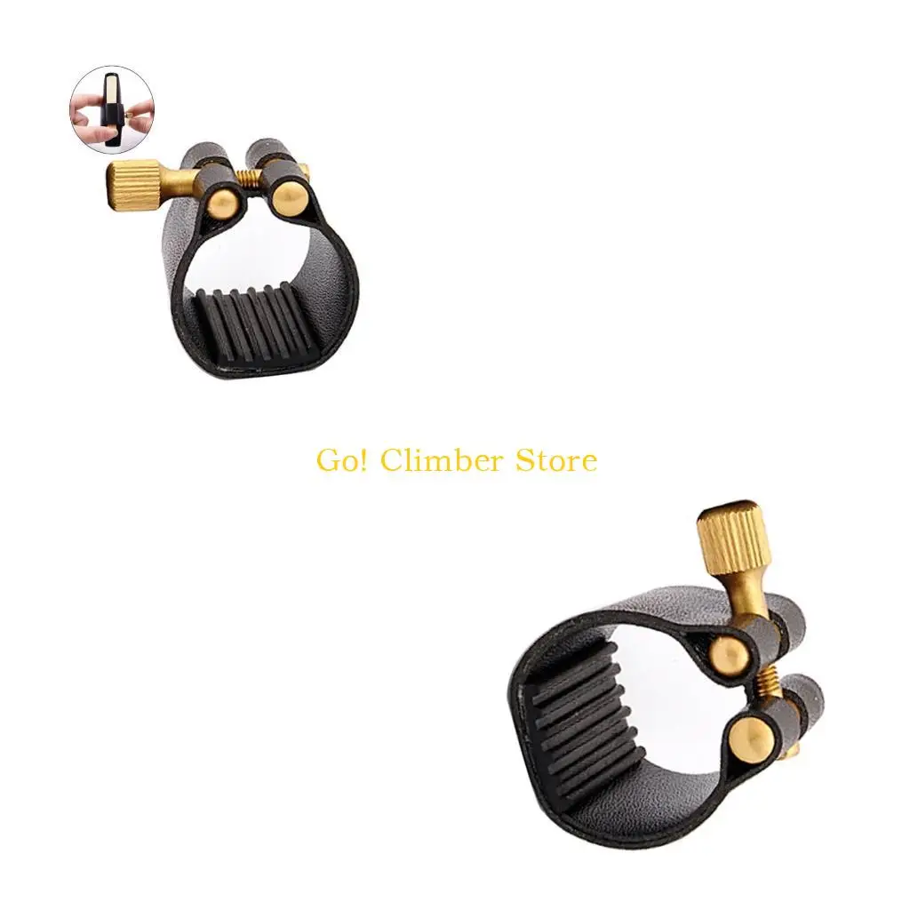 Q84C Flexible Altos Saxophone Ligature with Antislip Saxophone Clamps for Enhanced Stability During Performances