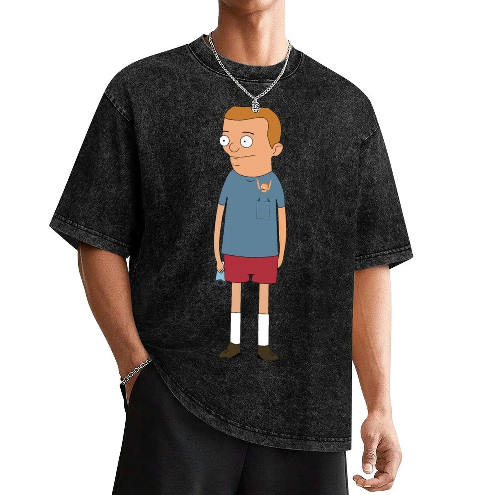 

Regular Sized Rudy + Pocket Sized Rudy T-Shirt aesthetic clothes plain T-shirts for men cotton
