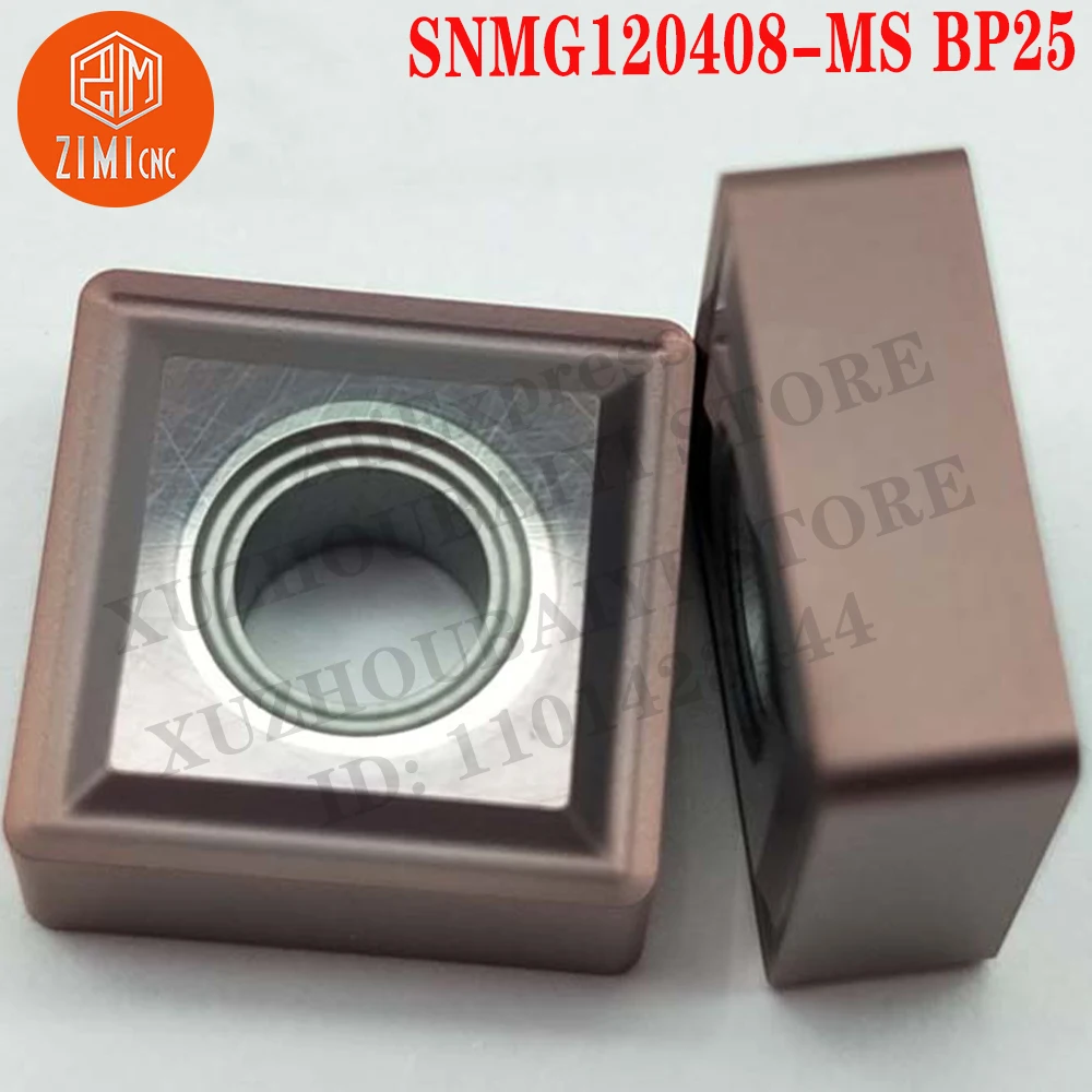 SNMG120408-MS BP25 SNMG 120408 MS External Turning Tool CNC Lathe Cutter Tools mechanical cutting tool Turning Carbide Inserts