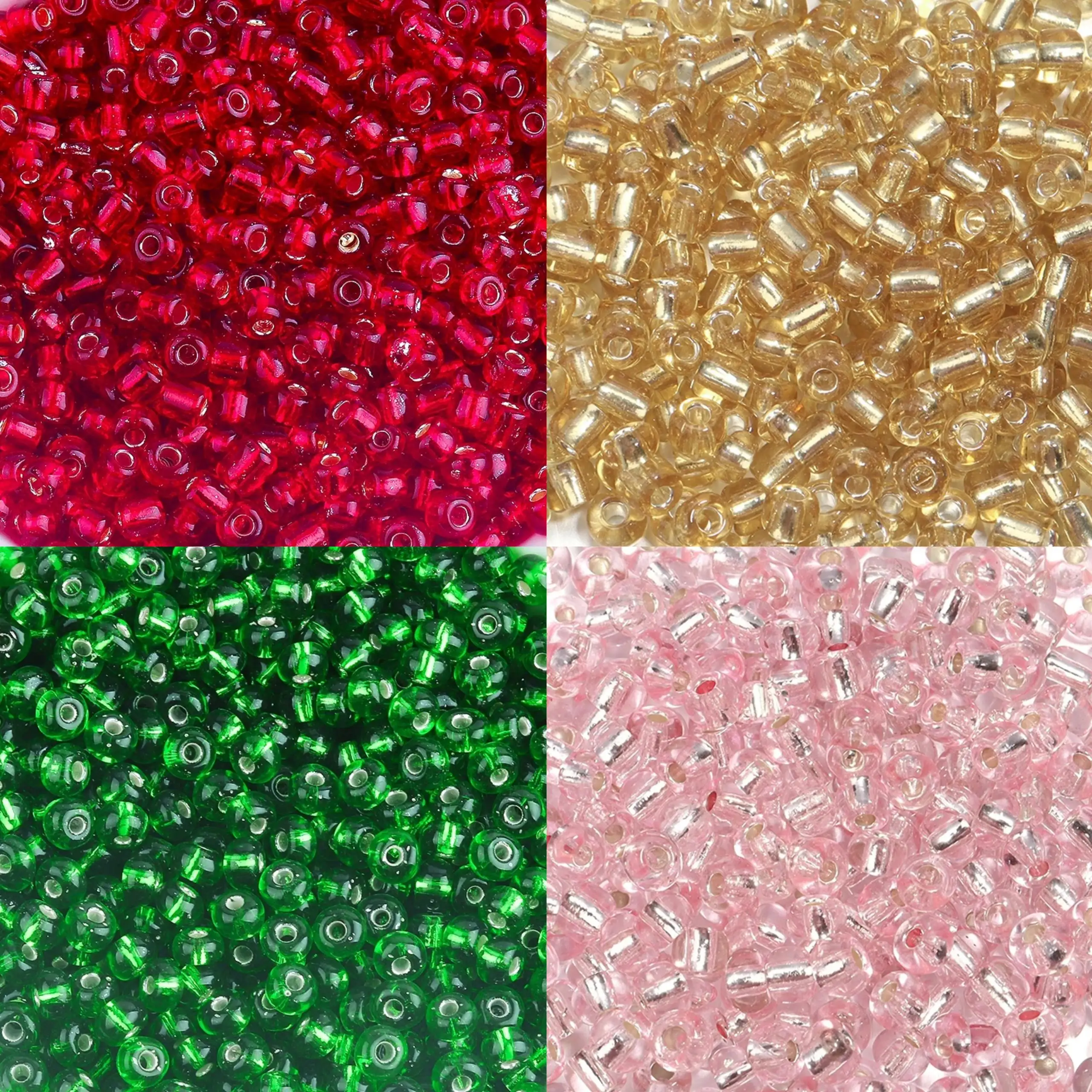 160/800 Stück 4 mm Glasperlen Rocailles lose Distanzperlen für Schmuckherstellung DIY handgemachte Ohrringe Armbänder Halskette Zubehör