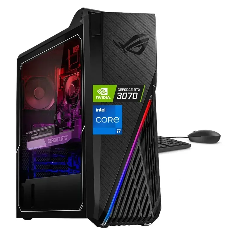 NAJLEPSZA SPRZEDAŻ Komputer stacjonarny ASUS ROG Strix Intel Core i7-12700 64 GB RAM 4 TB SSD RTX 3070 8 GB