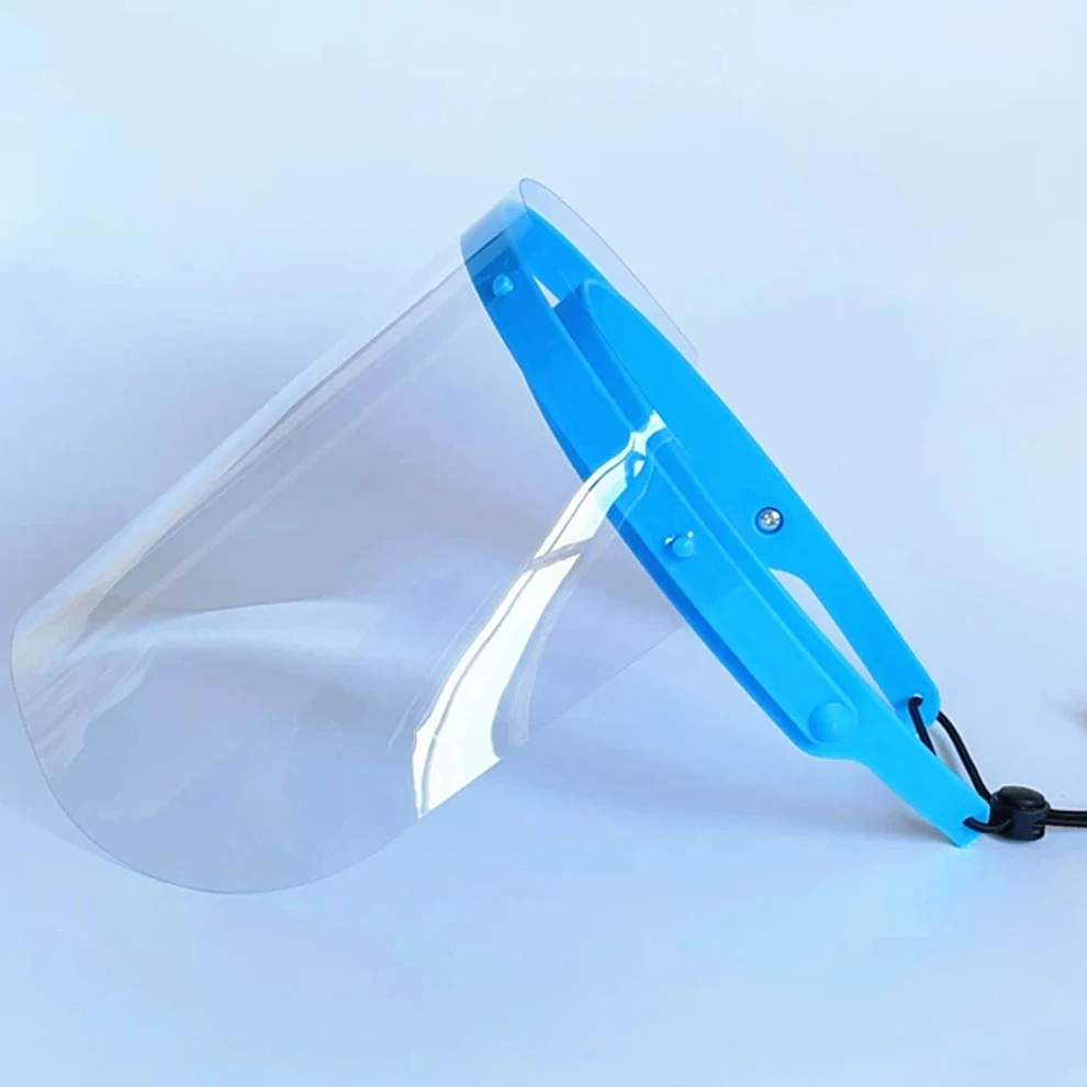 Dental Protective Face Shield 10Pcs Detachable Face Shield 1 Shelf Anti-Fog Dustproof Replacement Mask Splash Prevention