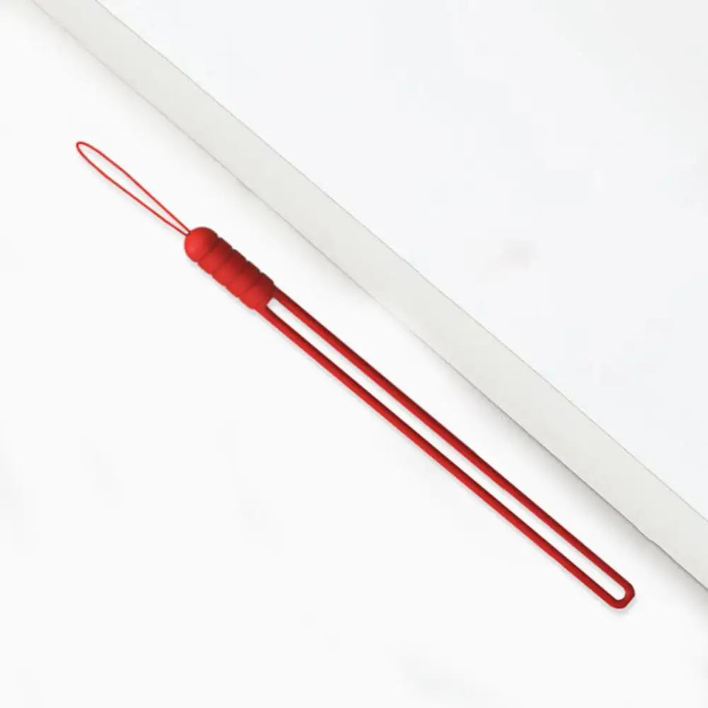 Cordón de llave de Control de acceso para teléfono móvil, juego de cordón de silicona vibrante, cadena antipérdida multiusos para teléfono móvil